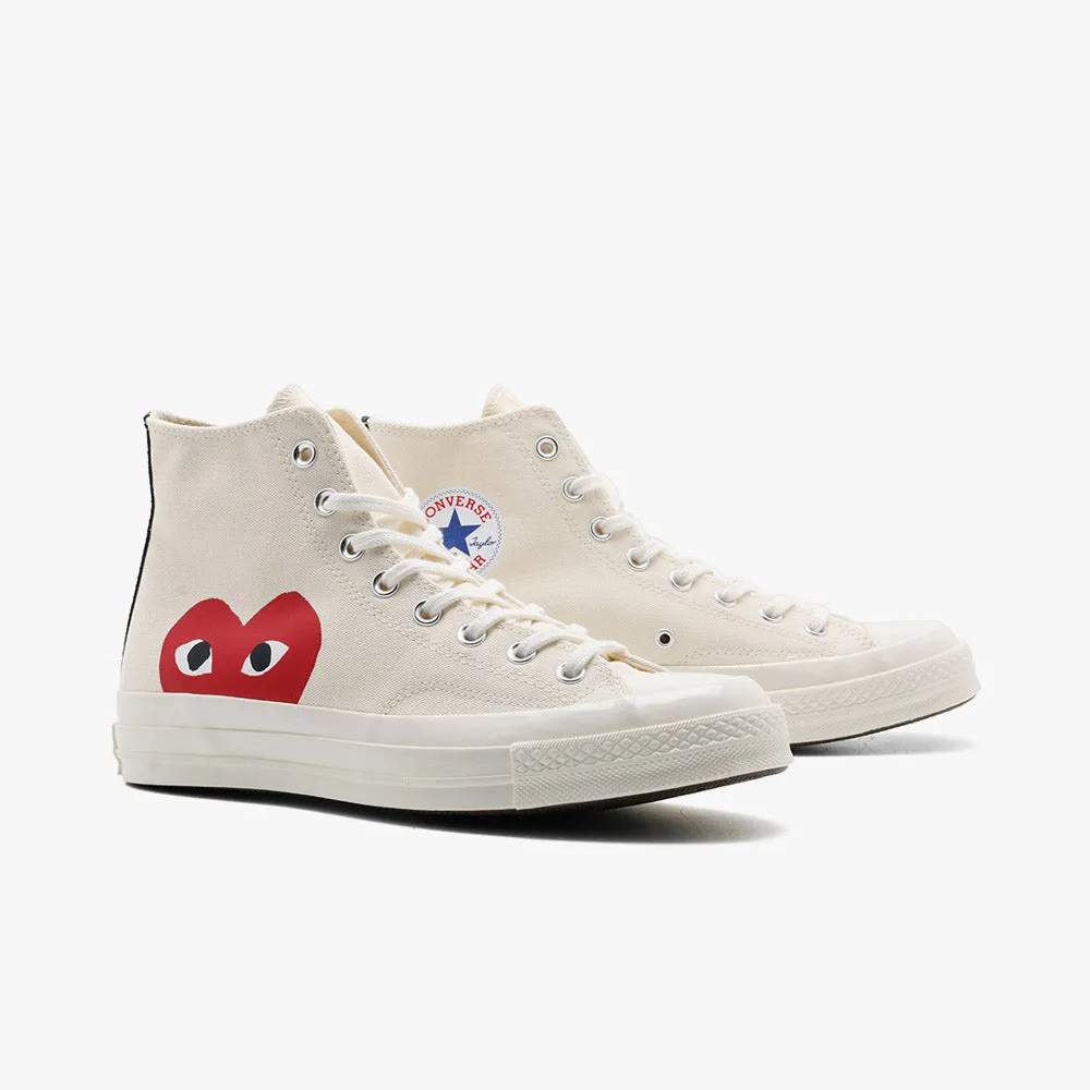 Converse x COMME des GARÇONS PLAY Chuck Taylor Hi / Beige sold by Livestock product image thumbnail 3