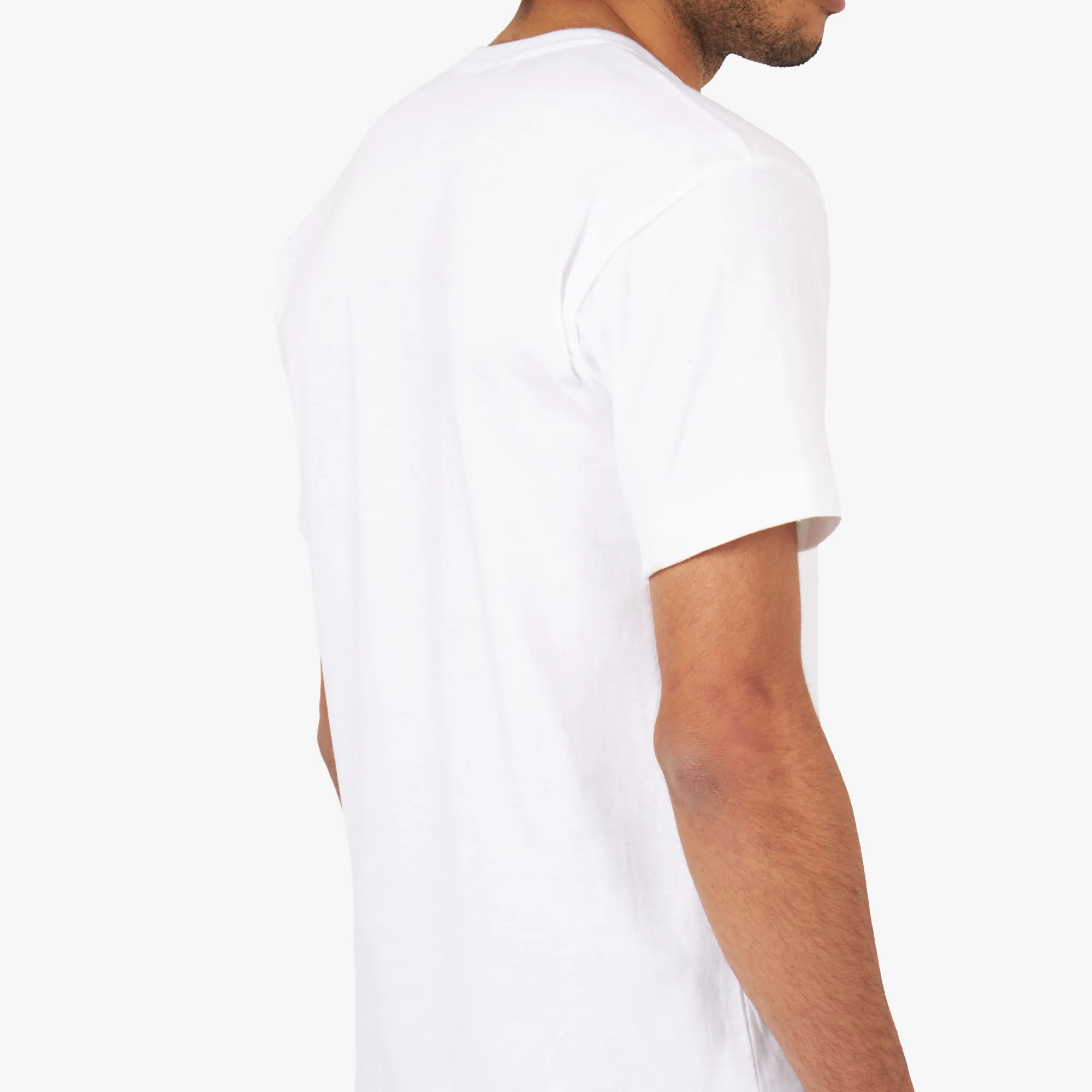 COMME des GARÇONS PLAY Black Heart T-shirt / White sold by Livestock product image thumbnail 5