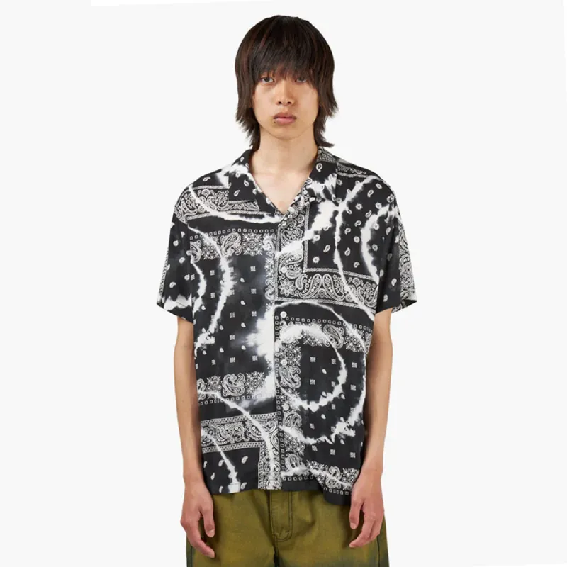 thisisneverthat Bandana Short Sleeve Shirt / Black sold by Livestock