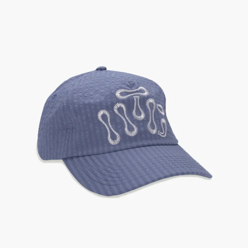 Honor The Gift Seersucker Cap / Blue sold by Livestock