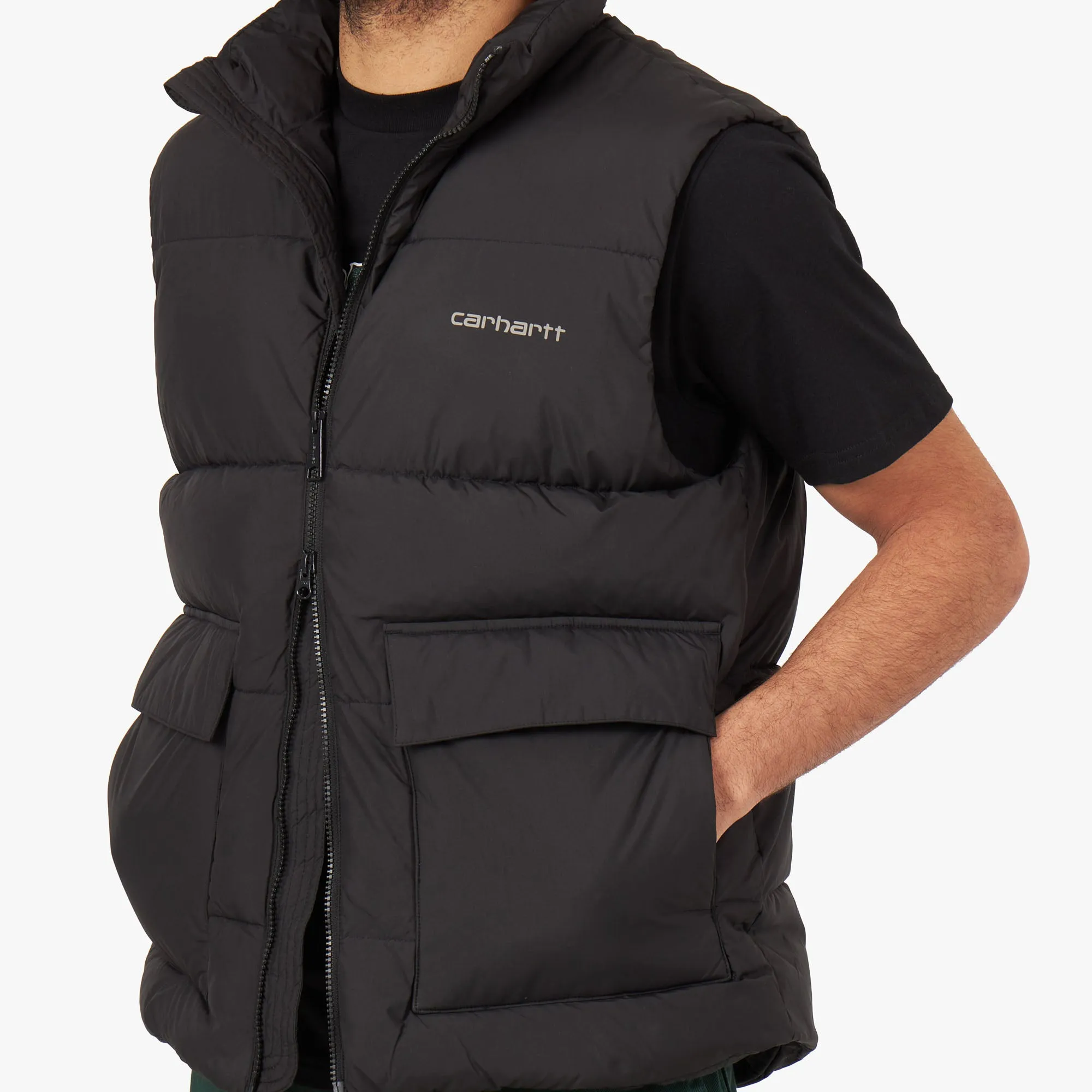 Carhartt WIP Springfield Vest Black / Blacksmith sold by Livestock product image thumbnail 4