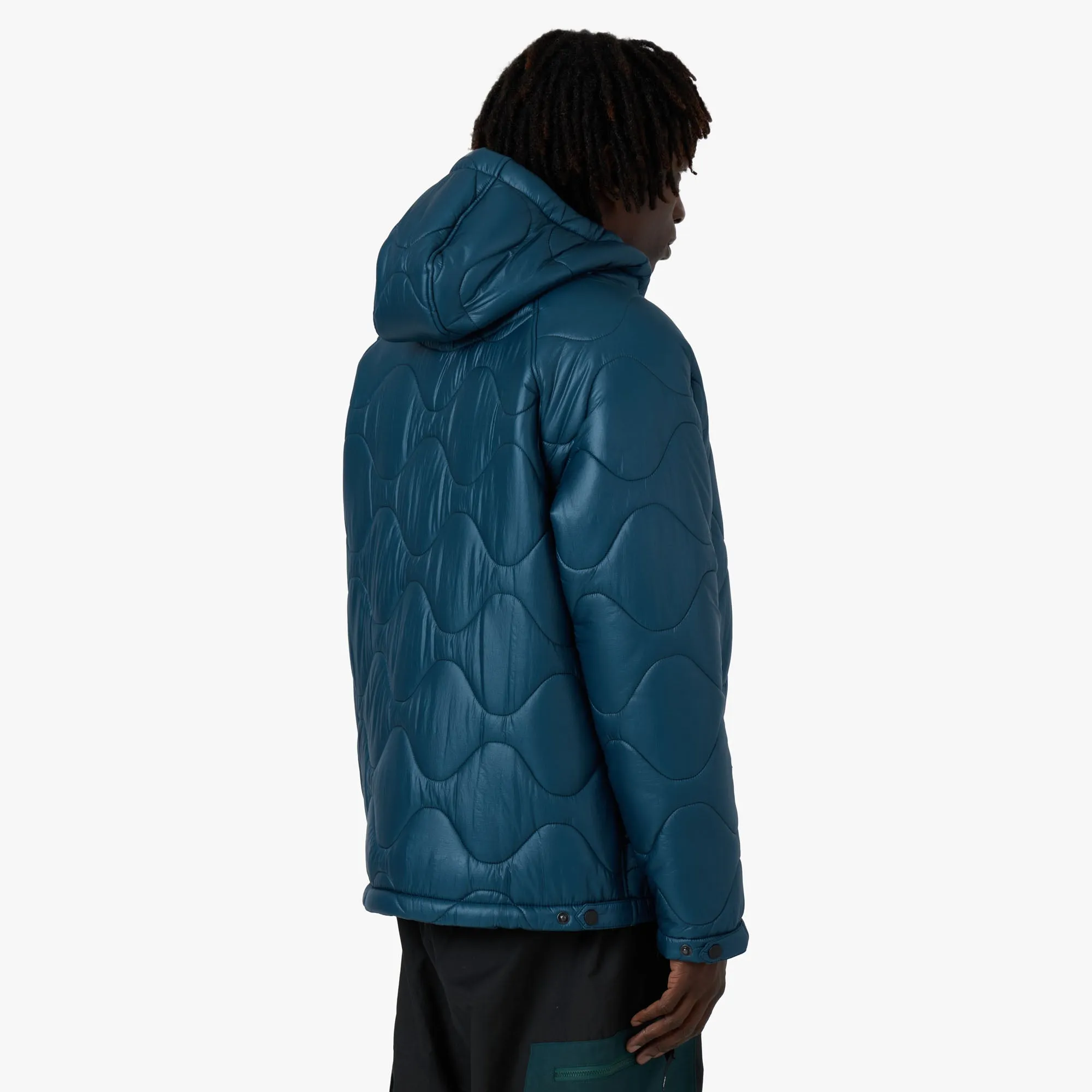 District Vision Quilted Fleece Lined Hooded Jacket / Dusk sold by Livestock product image thumbnail 3