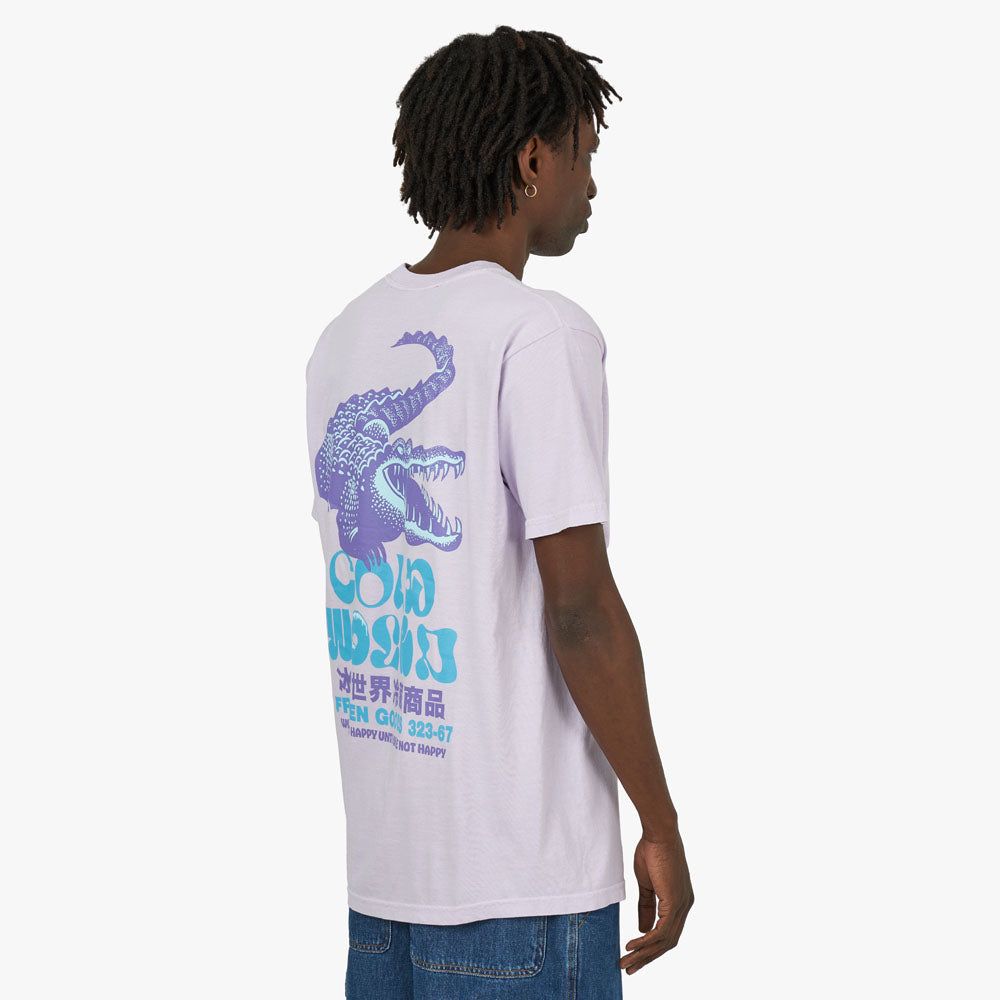 Cold World Frozen Goods Gator T-shirt / Orchid sold by Livestock product image thumbnail 3