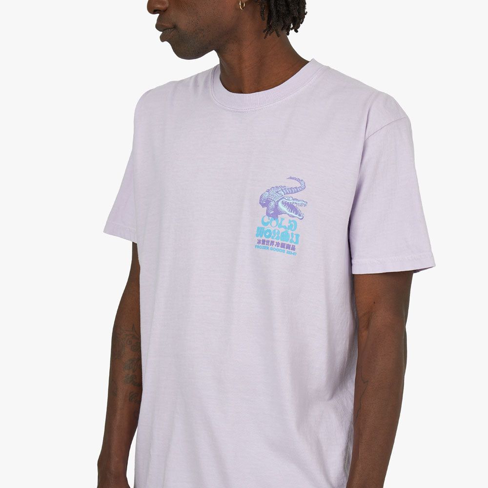 Cold World Frozen Goods Gator T-shirt / Orchid sold by Livestock product image thumbnail 4