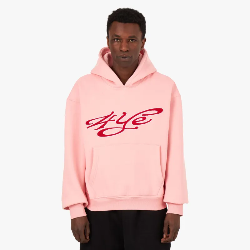 4YE Signature Pullover Hoodie Pink / Burgundy sold by Livestock