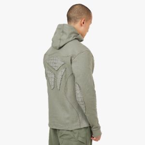 Nike ISPA Hoodie Dark Stucco / Dark Stucco - Opti Yellow sold by Livestock