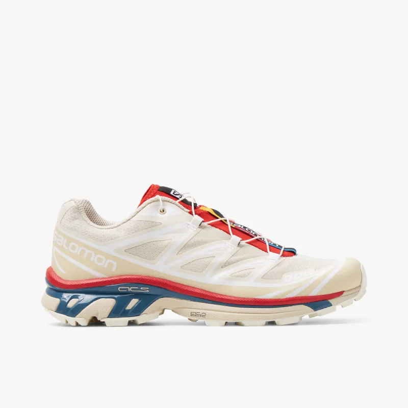 Salomon Advanced XT-6 Almond Milk / Bleached Sand - Aurora Red sold by Livestock