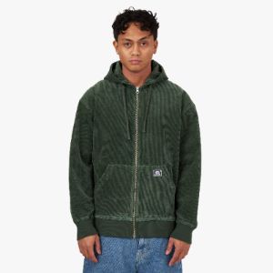 【FUCKING AWESOME】CORDUROY ZIP HOODIE DARK GREEN Corduroy Zip Hoodie – Fucking Awesome