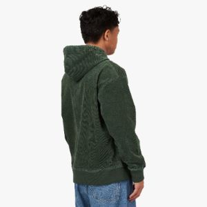 【FUCKING AWESOME】CORDUROY ZIP HOODIE DARK GREEN Fucking Awesome Men's Corduroy Zip Hoodie in Green Fucking