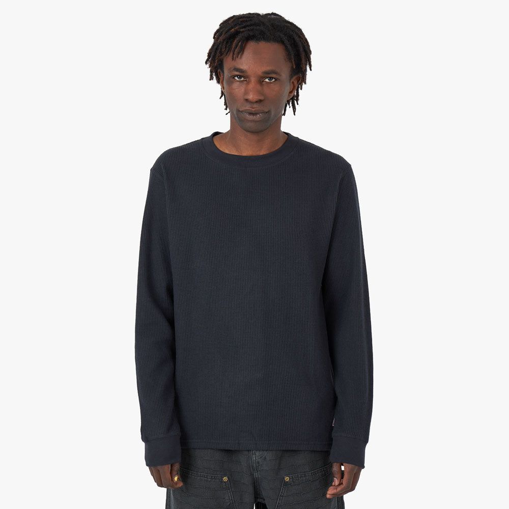 New Balance MADE in USA Thermal Long Sleeve T-shirt / Black sold by Livestock