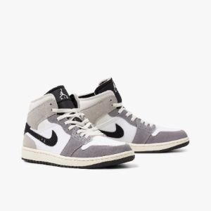 Jordan 1 Mid SE Craft Cement Grey / Black - White sold by Livestock