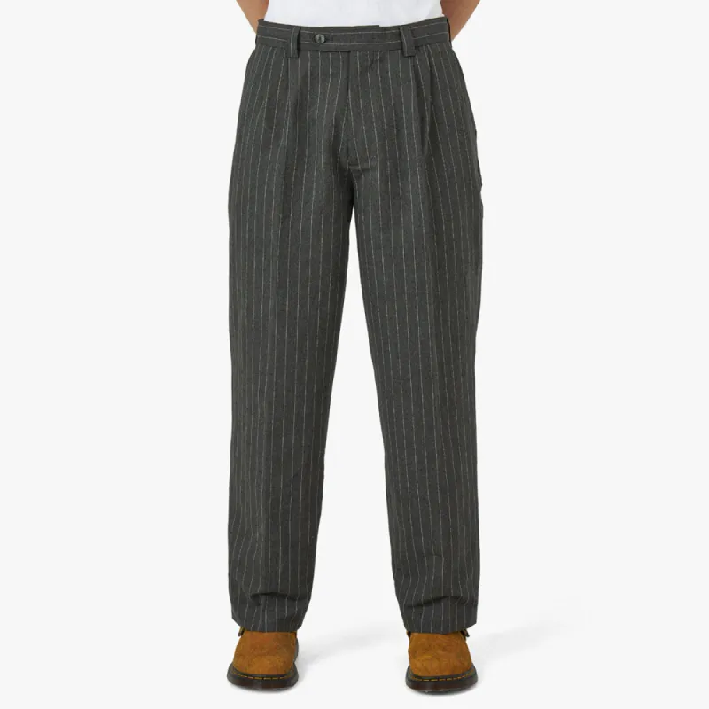 mfpen Classic Trousers / Ash Pinstripe sold by Livestock