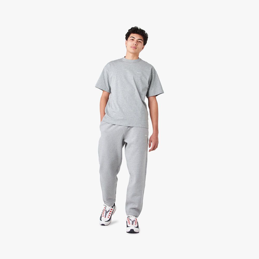Nike Solo Swoosh T-shirt Dark Heather Grey / White sold by Livestock product image thumbnail 7