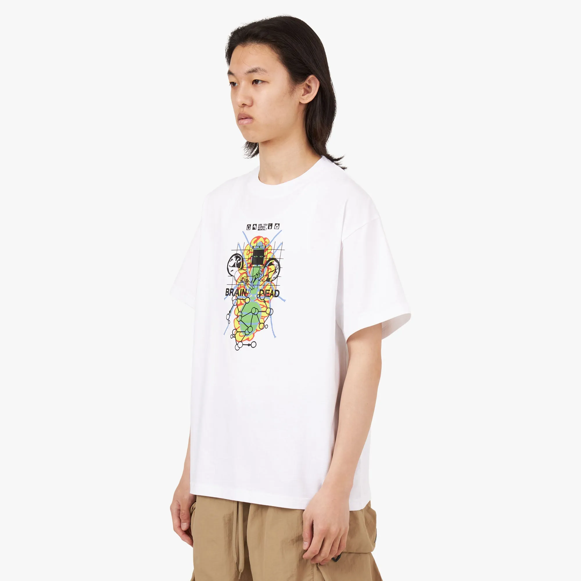 Brain Dead Future Sounds T-shirt / White sold by Livestock product image thumbnail 2