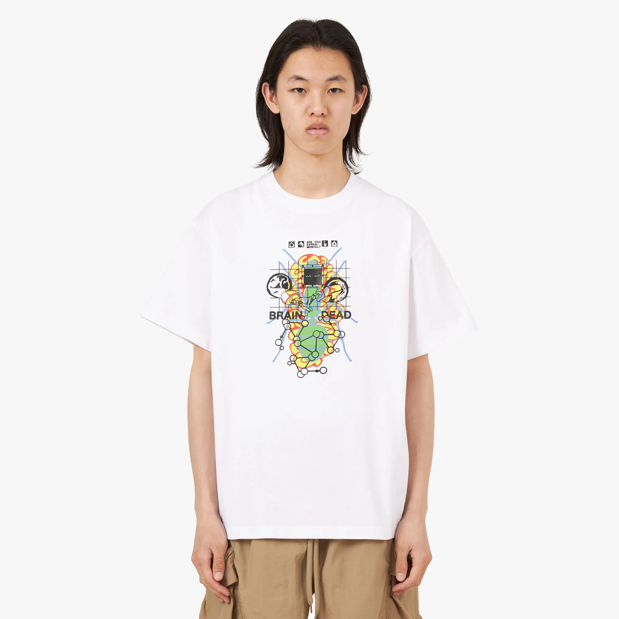Brain Dead Future Sounds T-shirt / White sold by Livestock