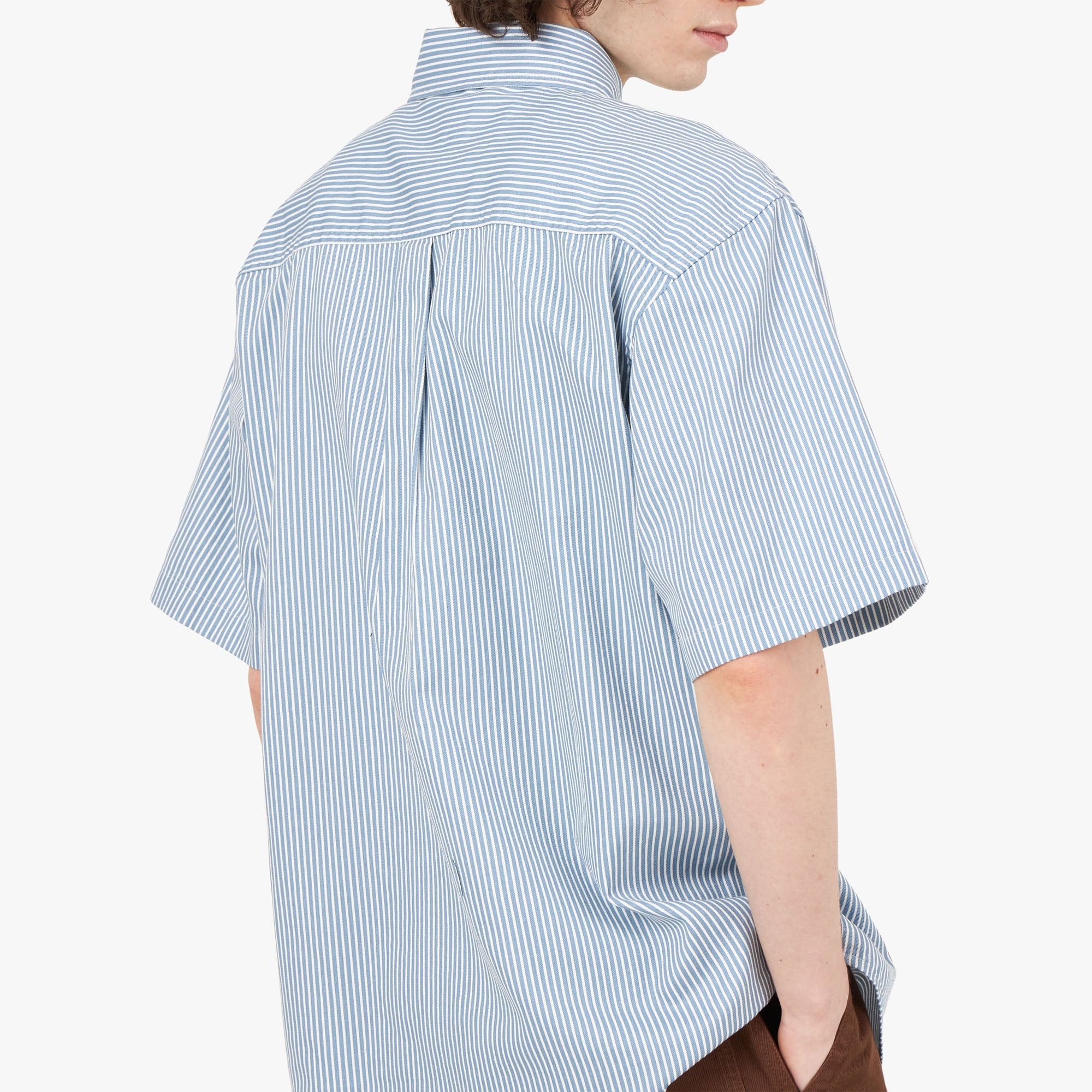 Carhartt WIP Terrell Shirt Terrell Stripe / Bleach - Wax sold by Livestock product image thumbnail 5