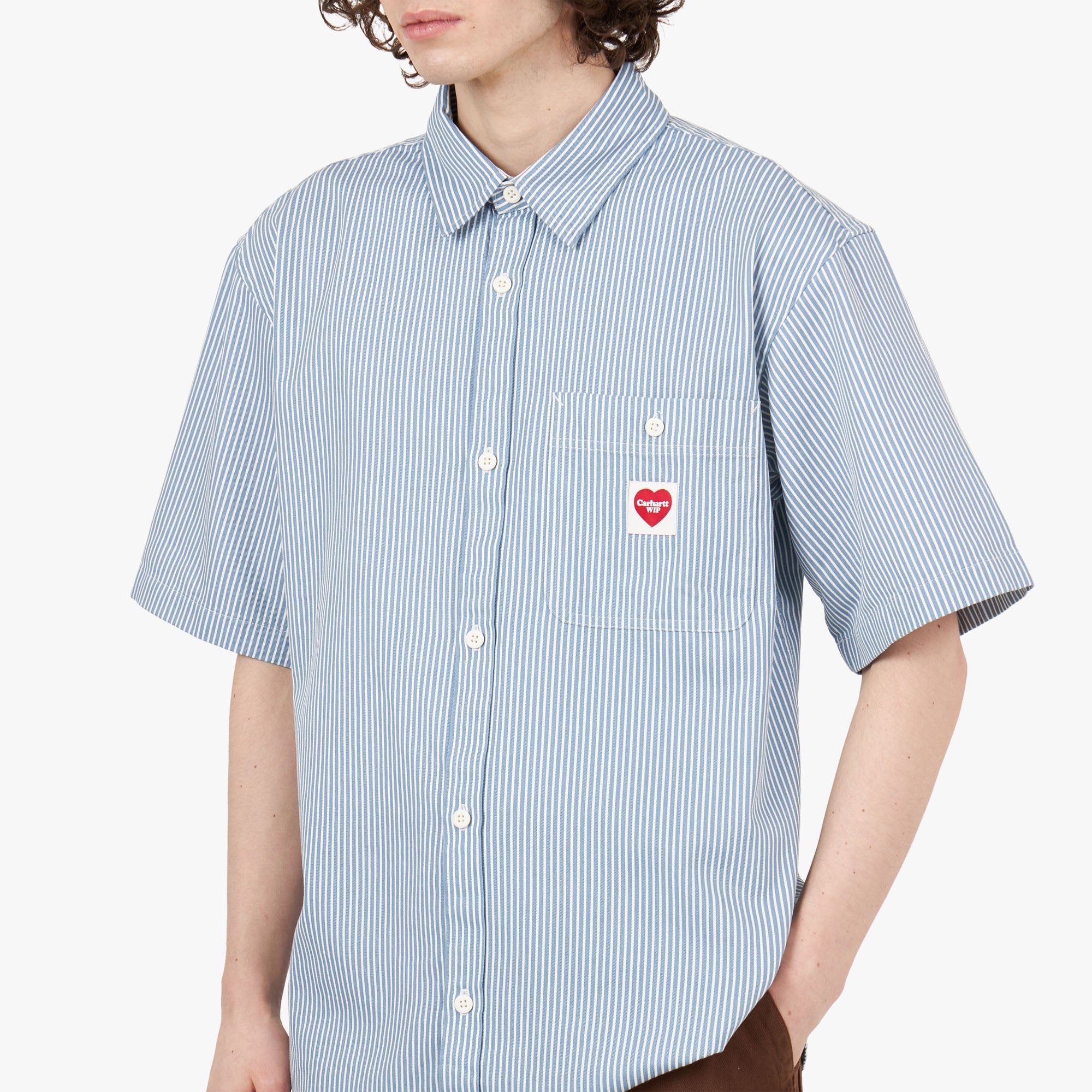Carhartt WIP Terrell Shirt Terrell Stripe / Bleach - Wax
