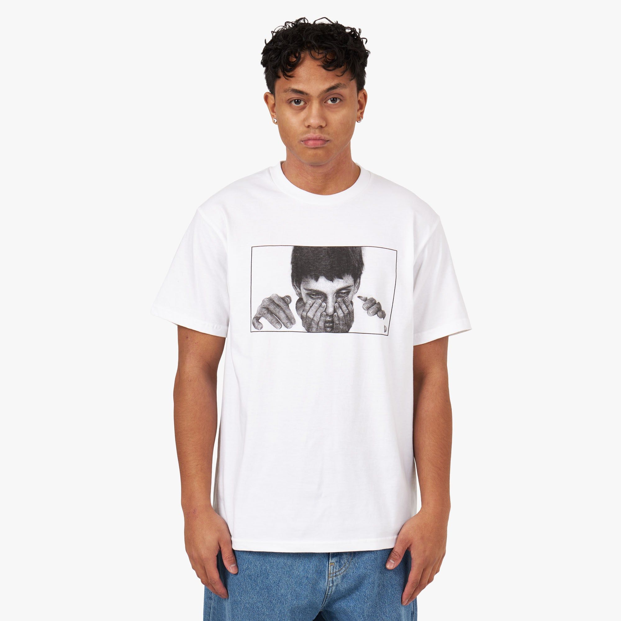 Fucking Awesome Safe Place T-shirt / White sold by Livestock