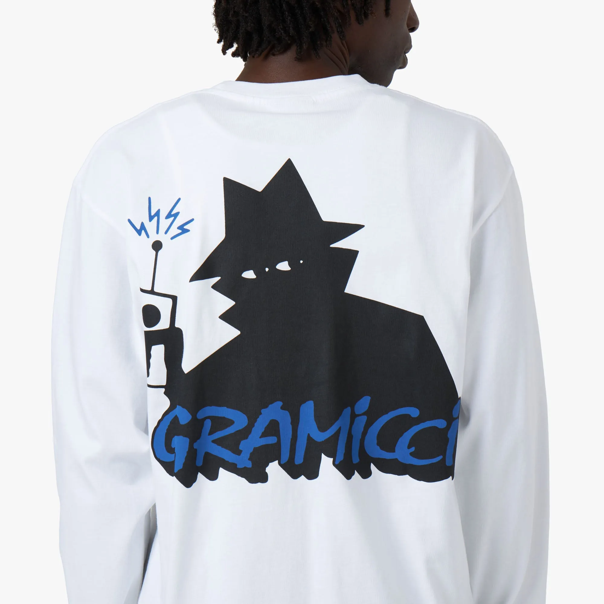 Real Bad Man x Gramicci Records Long Sleeve T-shirt / White sold by Livestock product image thumbnail 5