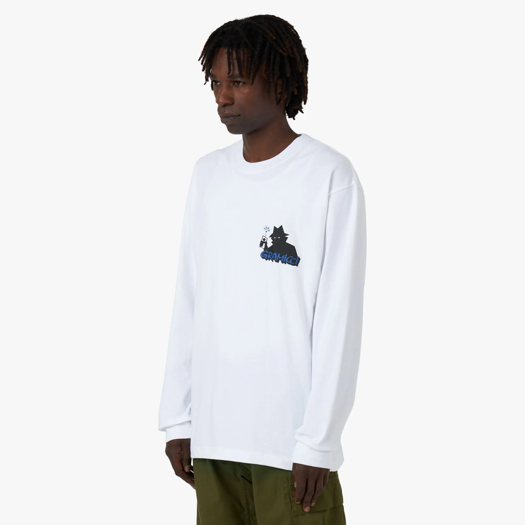 Real Bad Man x Gramicci Records Long Sleeve T-shirt / White sold by Livestock product image thumbnail 2