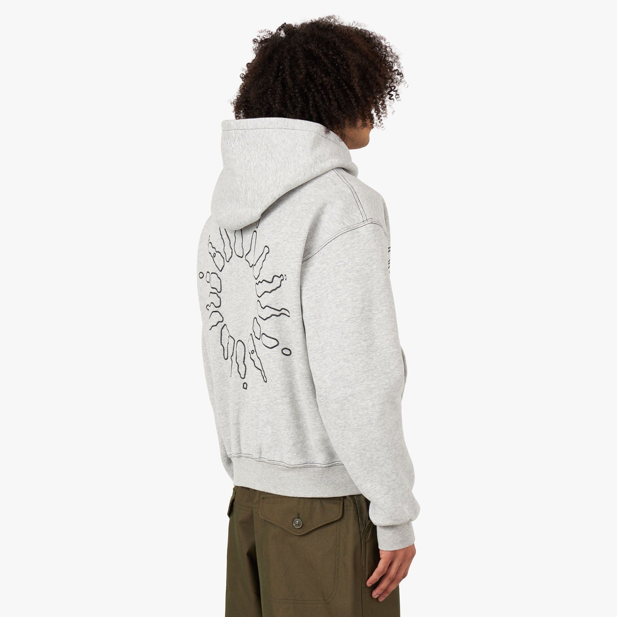 パーカー・フーディ NOT4NERD Laser 4 Symbol Pullover Hood Light Grey HDHG108LGR 0216-MLH 8.4oz フーデッドライトパーカー - Tee-shirt.jp