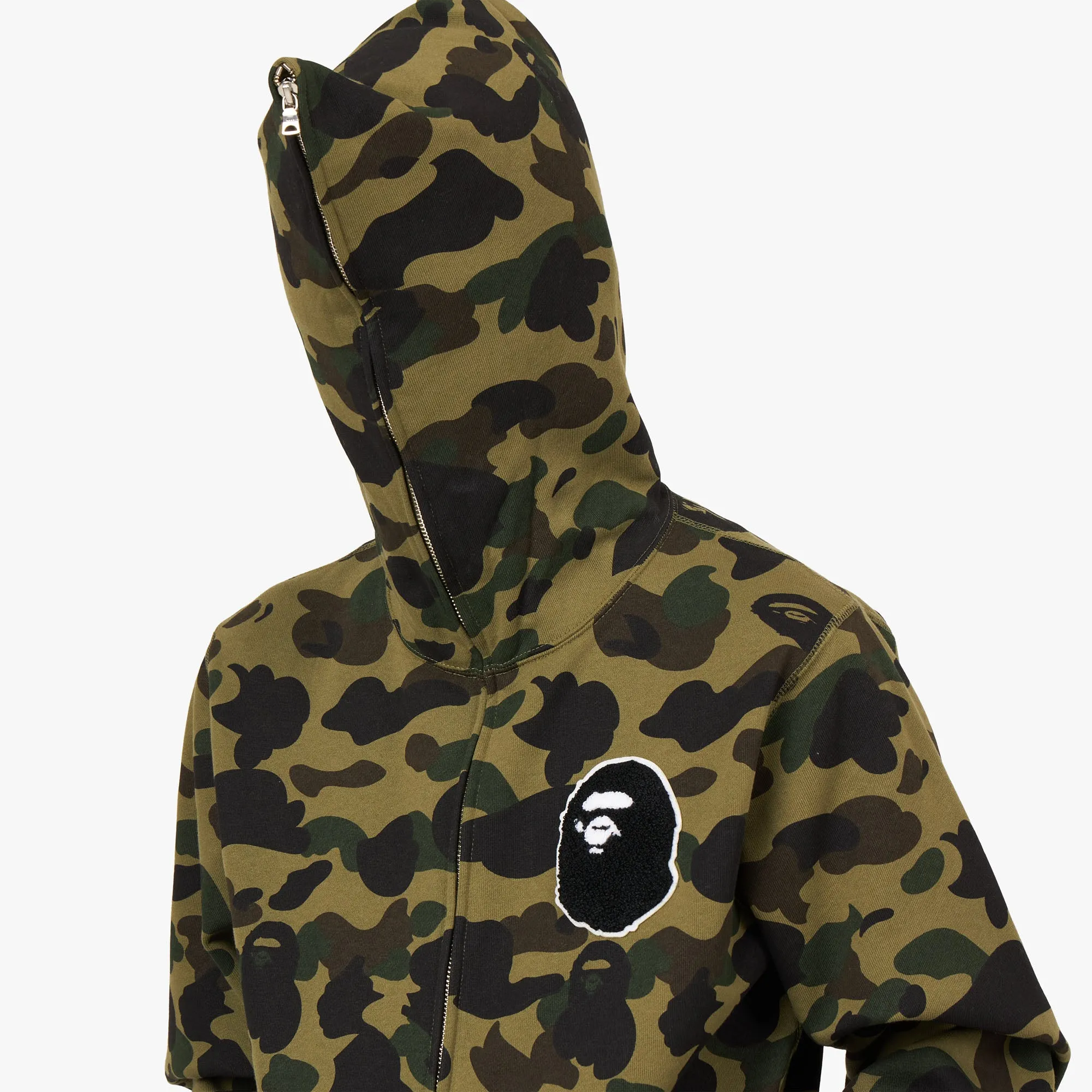 BAPE 1st Camo Full Zip Hoodie / Green sold by Livestock product image thumbnail 4
