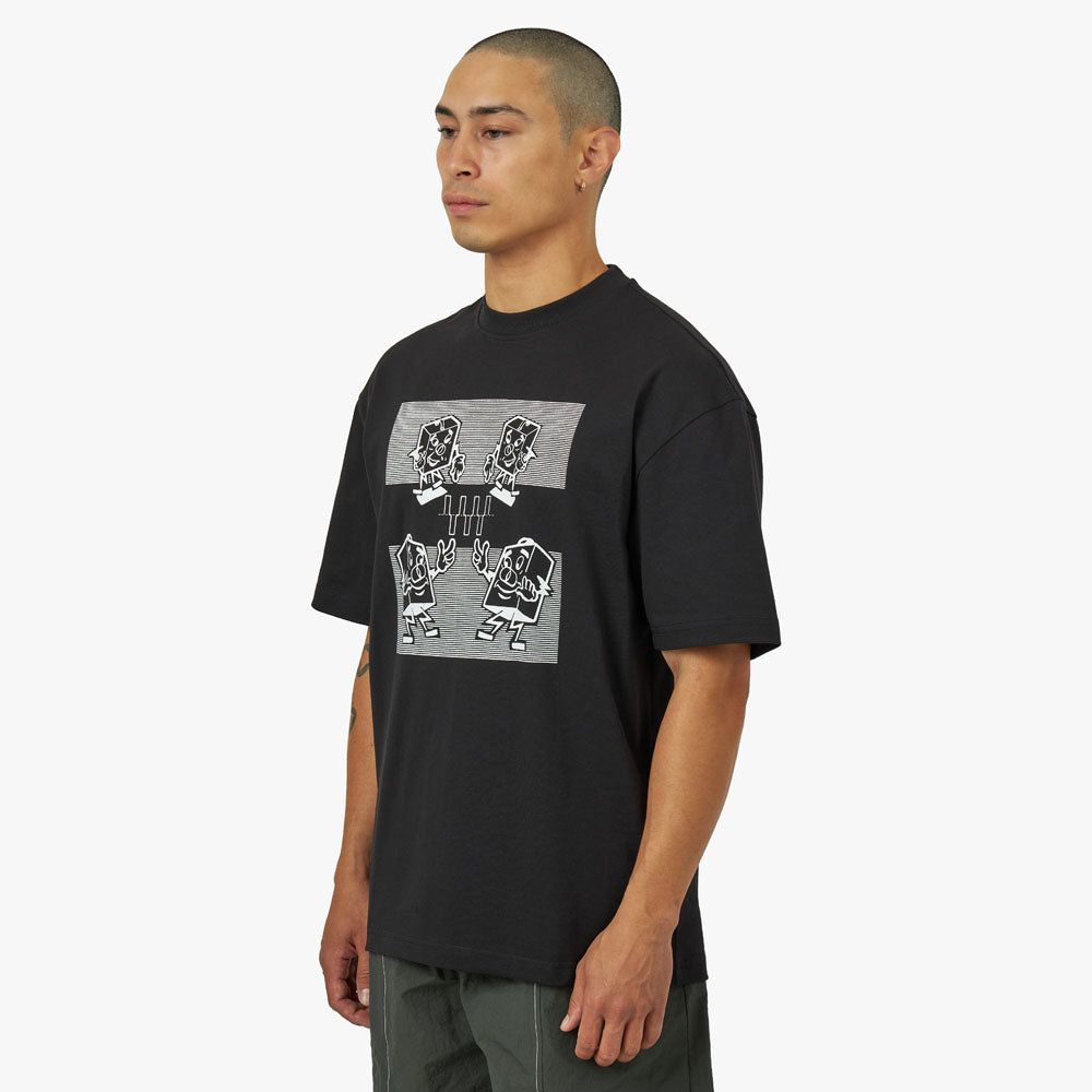 The Trilogy Tapes Electronics T-shirt / Black sold by Livestock product image thumbnail 2