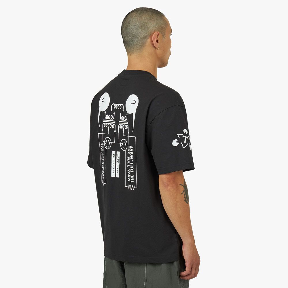 The Trilogy Tapes Electronics T-shirt / Black sold by Livestock product image thumbnail 3