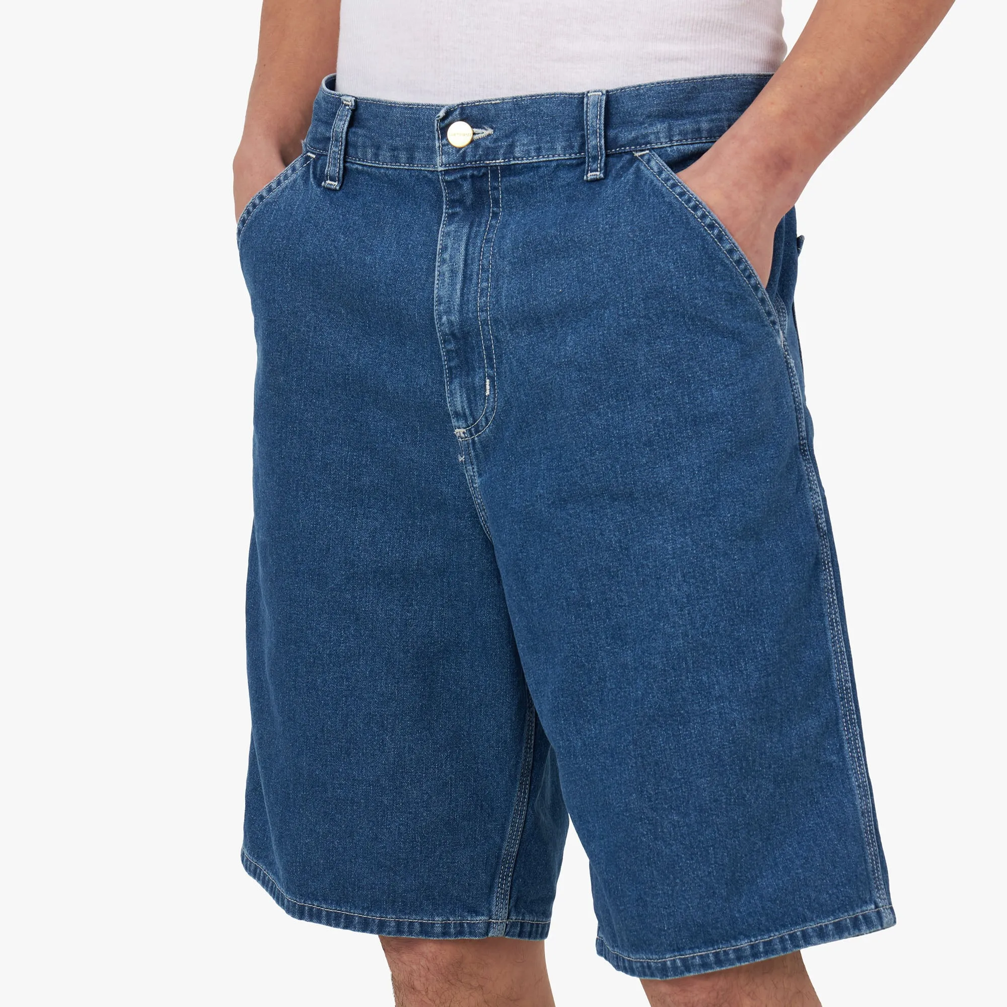 Carhartt WIP Simple Shorts / Blue Stone Washed sold by Livestock product image thumbnail 4