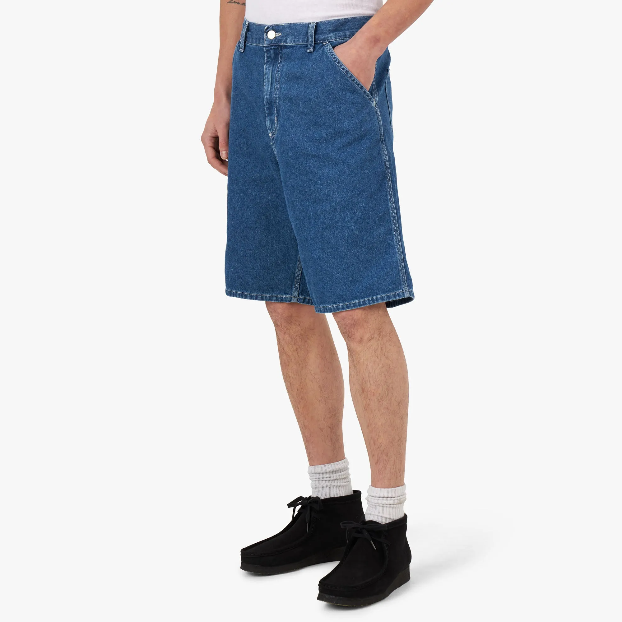 Carhartt WIP Simple Shorts / Blue Stone Washed sold by Livestock product image thumbnail 2