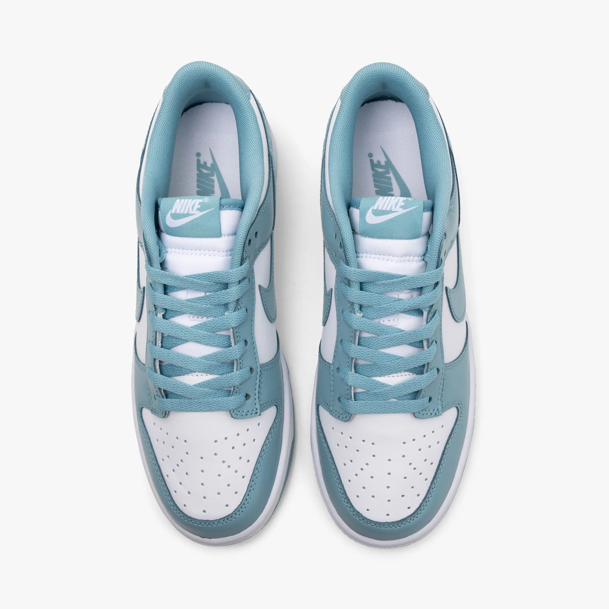 Nike Dunk Low Retro White / Denim Turquoise sold by Livestock product image thumbnail 5