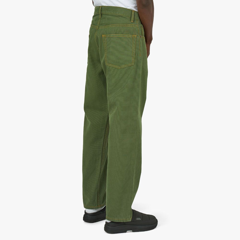 BEAMS PLUS 5 Pocket Oxford Pants / Olive sold by Livestock product image thumbnail 3