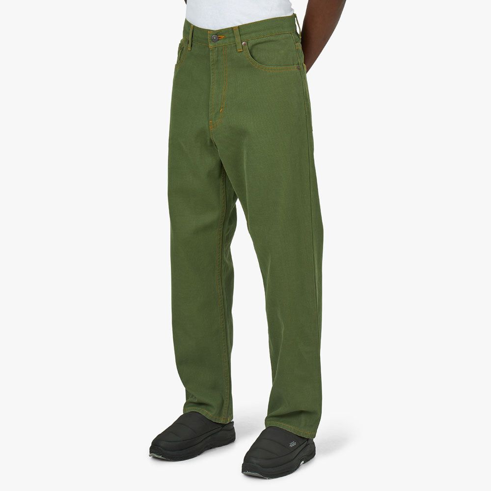BEAMS PLUS 5 Pocket Oxford Pants / Olive sold by Livestock product image thumbnail 2