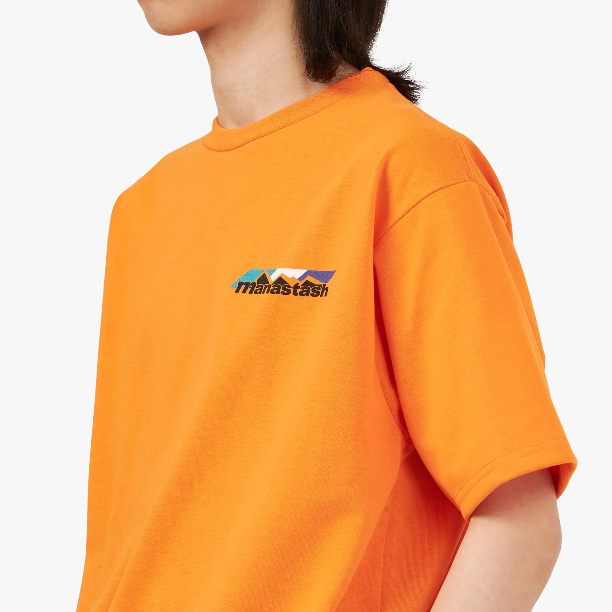 Manastash Re:Poly Scheme Logo T-shirt / Orange sold by Livestock product image thumbnail 4