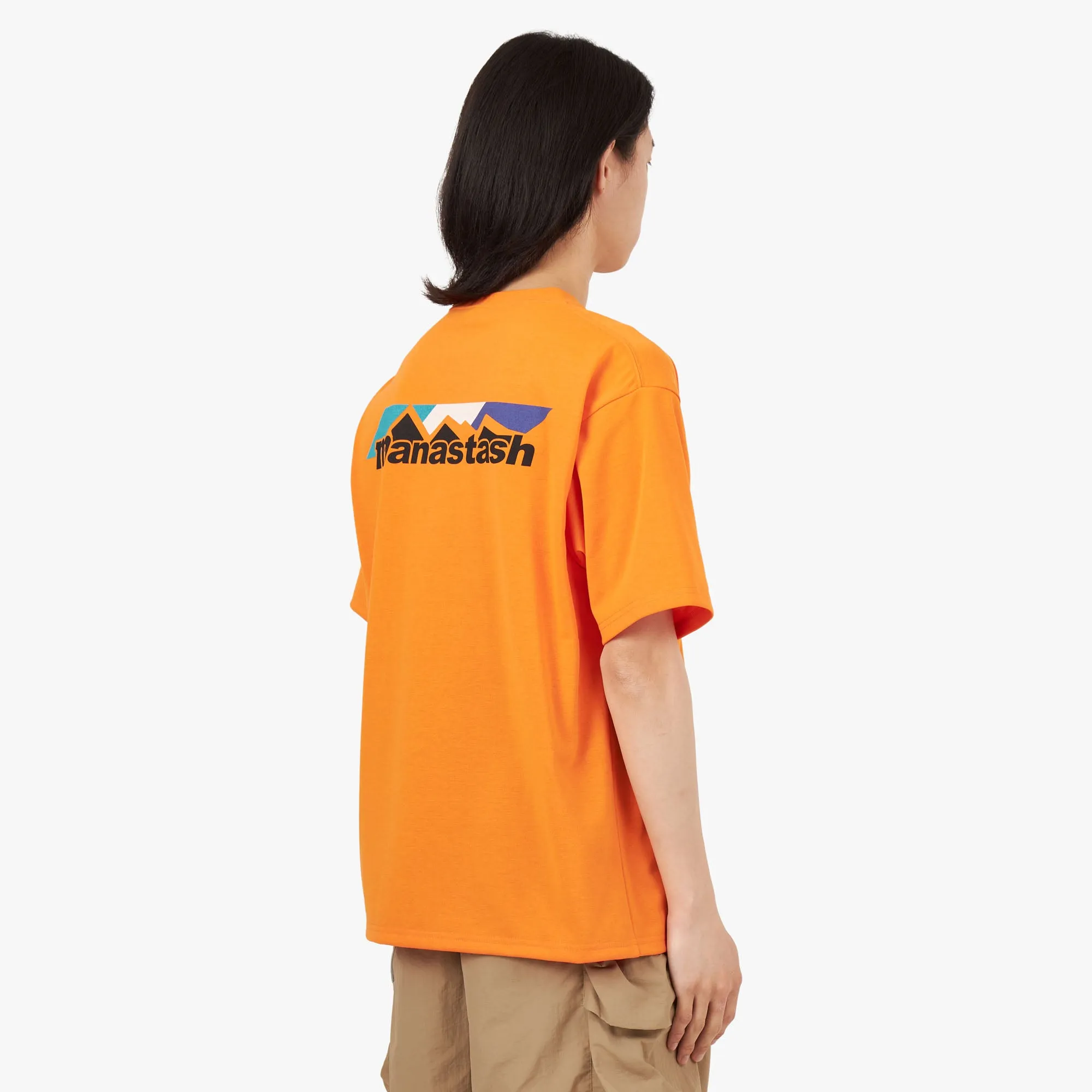 Manastash Re:Poly Scheme Logo T-shirt / Orange sold by Livestock product image thumbnail 3