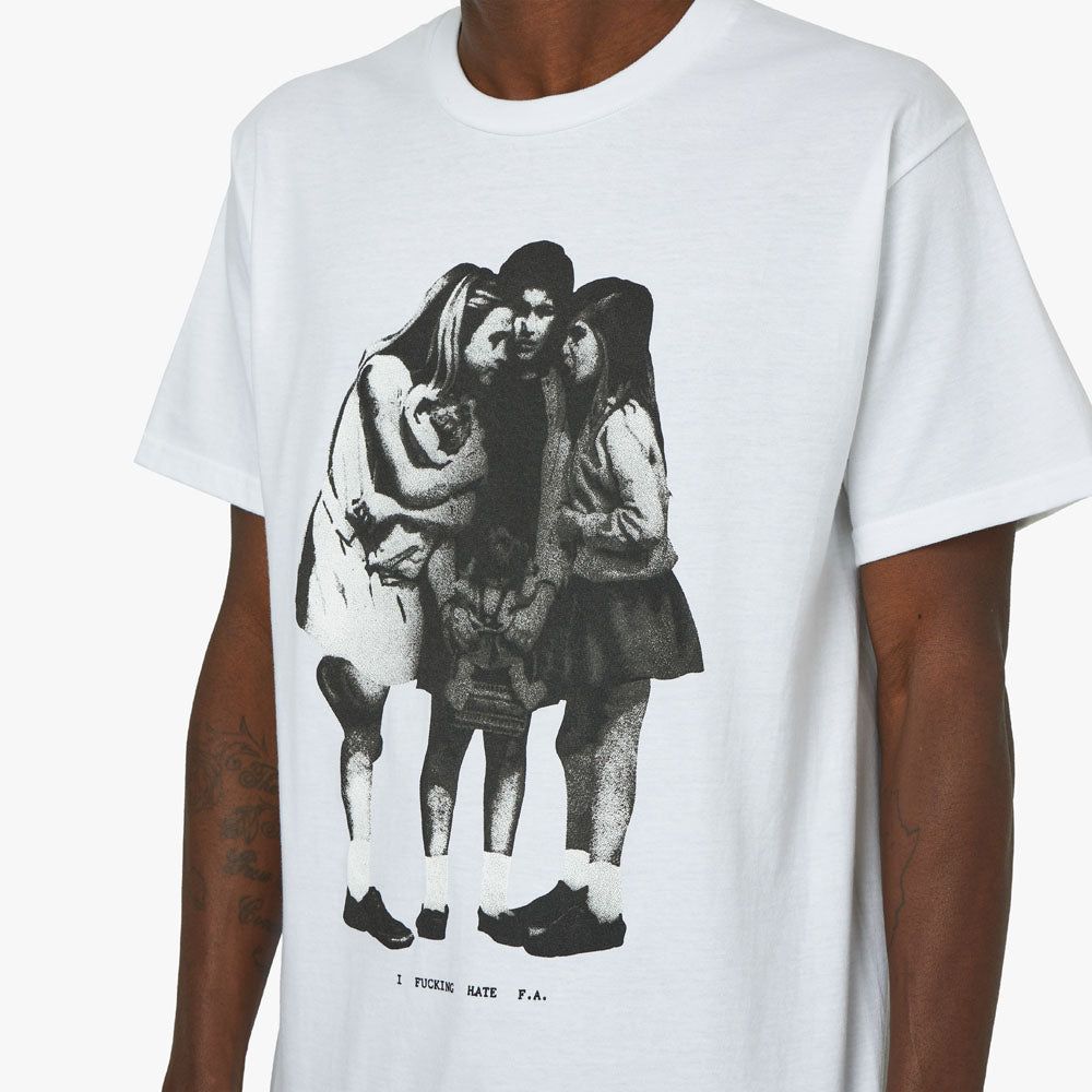 Fucking Awesome Hate Fa Tee / White sold by Livestock product image thumbnail 4