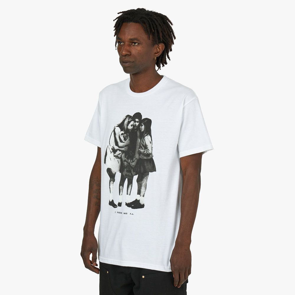 Fucking Awesome Hate Fa Tee / White sold by Livestock product image thumbnail 2