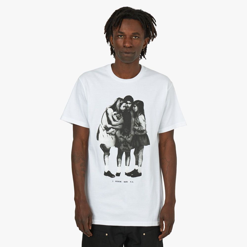 Fucking Awesome Hate Fa Tee / White sold by Livestock