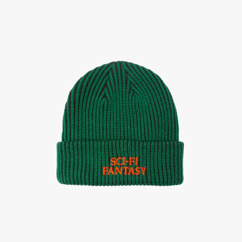 Sci-Fi Fantasy Logo Beanie Green / Black sold by Livestock