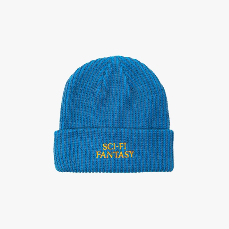 Sci-Fi Fantasy Logo Beanie Blue / Navy sold by Livestock