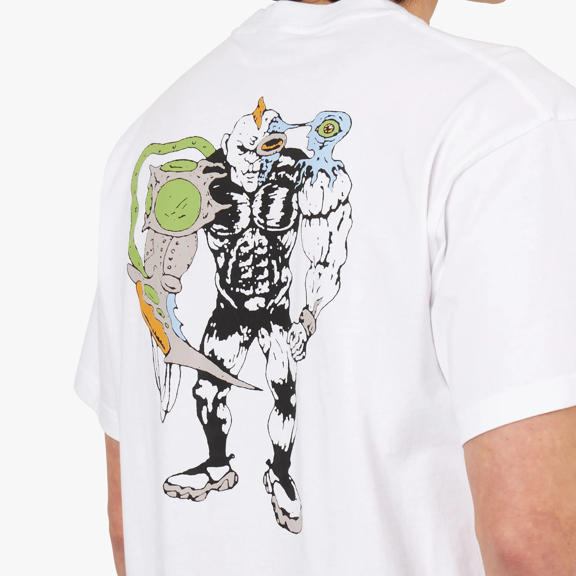 Brain Dead Bio Organic Mutator T-shirt / White sold by Livestock product image thumbnail 5