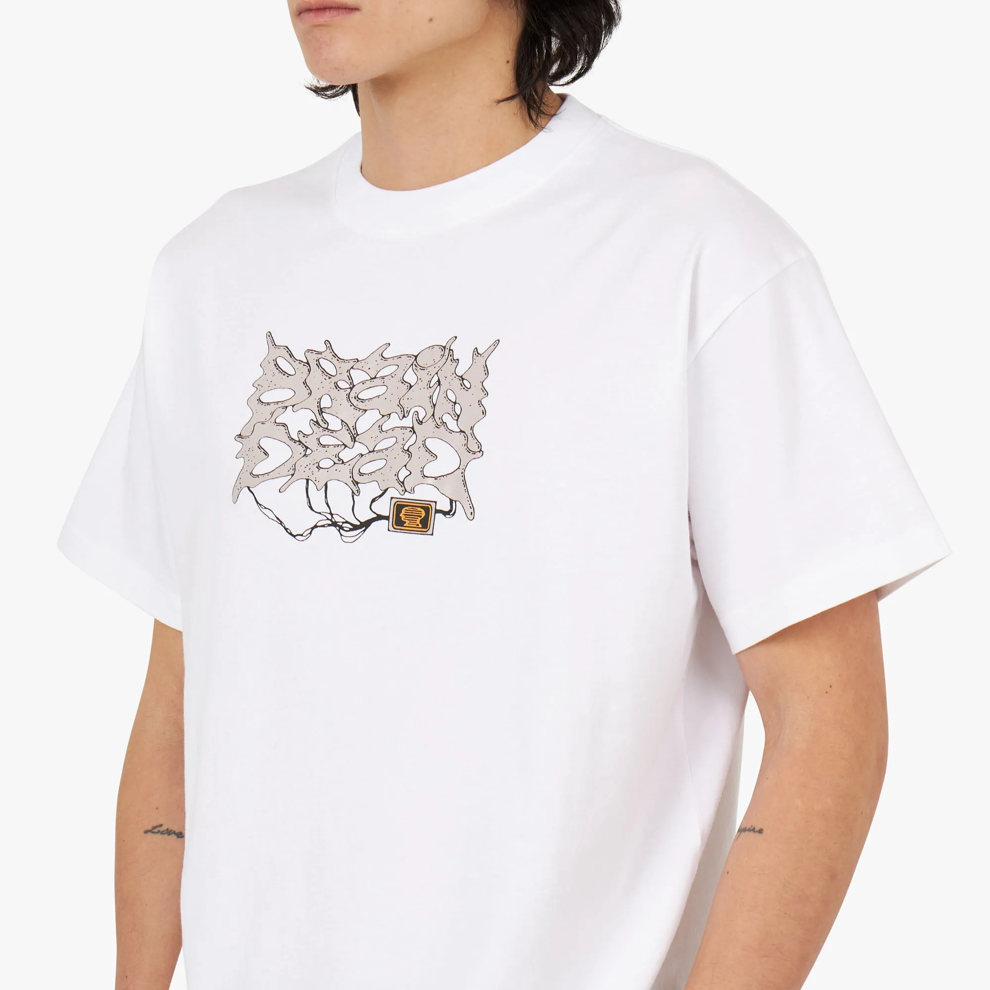Brain Dead Bio Organic Mutator T-shirt / White sold by Livestock product image thumbnail 4