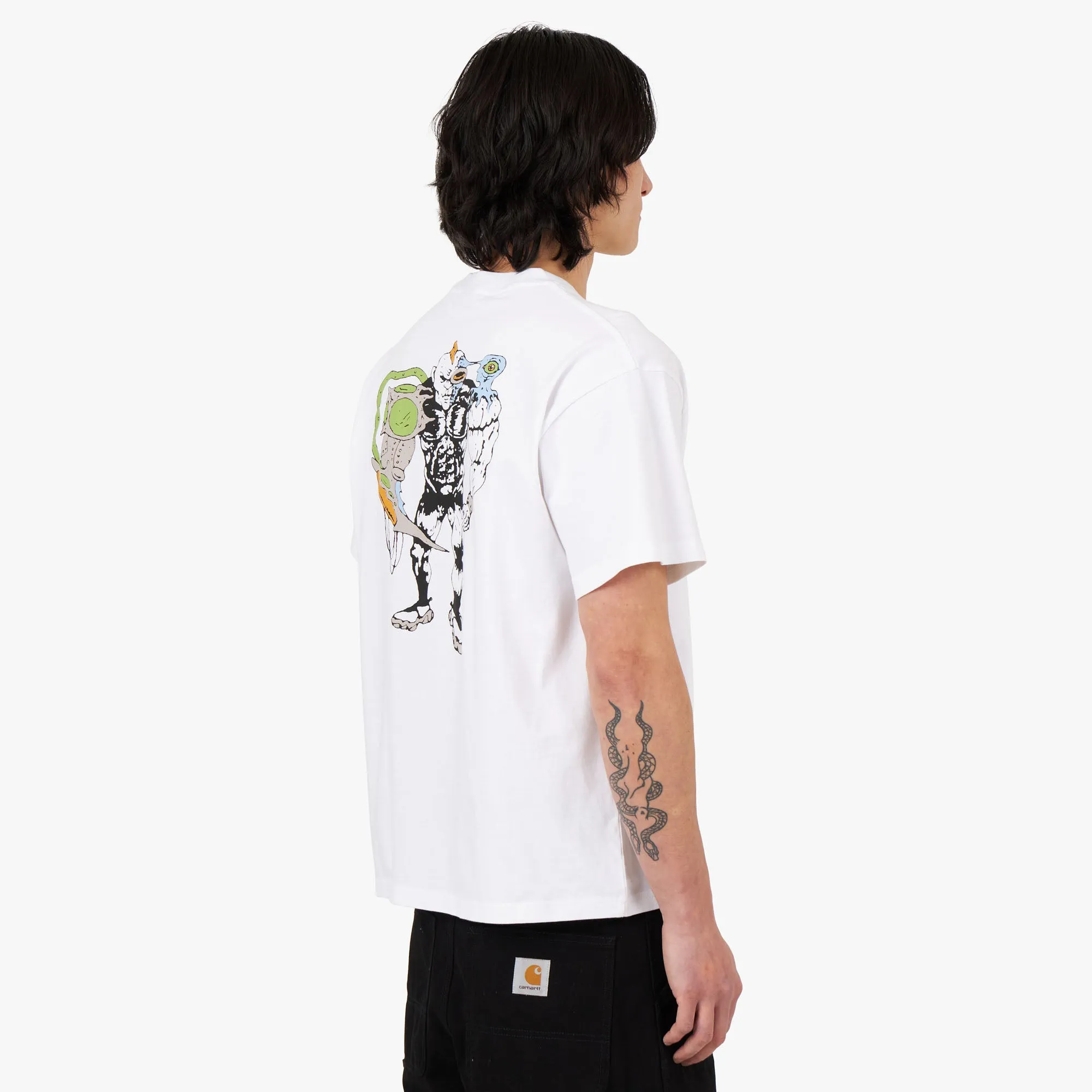 Brain Dead Bio Organic Mutator T-shirt / White sold by Livestock product image thumbnail 3