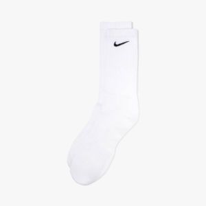 Nike Everyday Cushioned Training Crew Socks (3 Pack) White / Black sold by Livestock