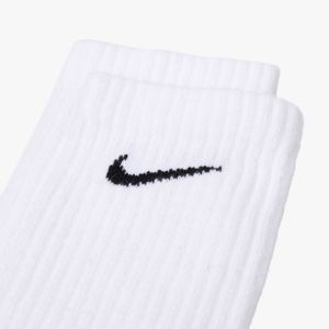 Nike Everyday Cushioned Training Crew Socks (3 Pack) White / Black sold by Livestock