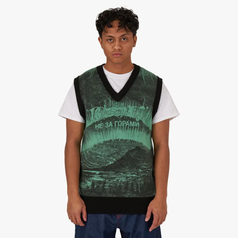 Rassvet (PACCBET) Skazka Sleeveless Vest / Light Blue sold by Livestock