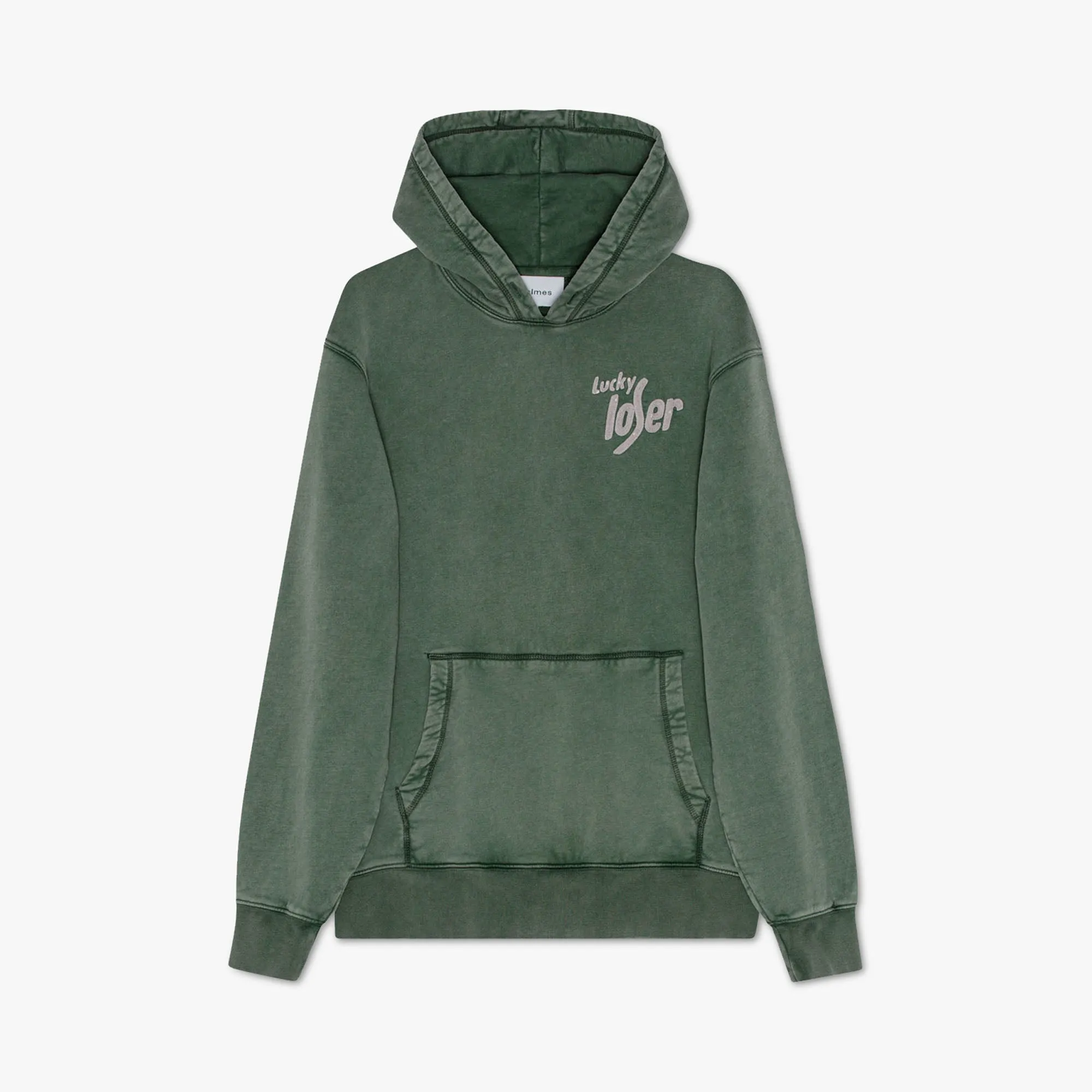 Palmes Lucky Pullover Hoodie / Dark Green sold by Livestock