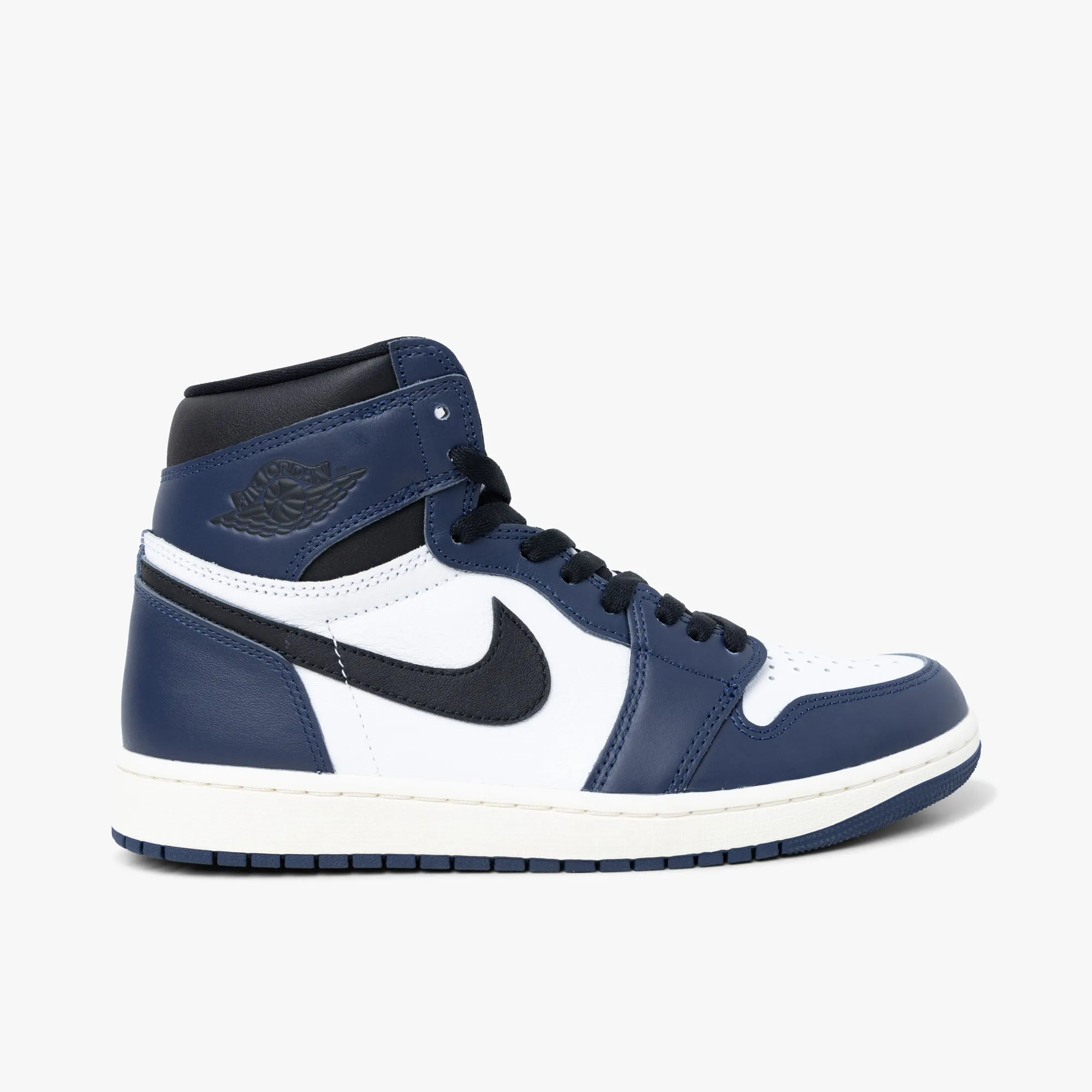 Jordan 1 Retro High OG Midnight Navy / Black - White sold by Livestock