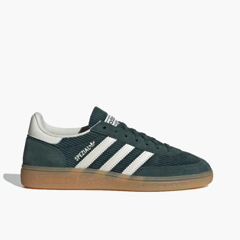 adidas Originals Women's Handball Spezial Mineral Green / Off White - Gum made by Livestock