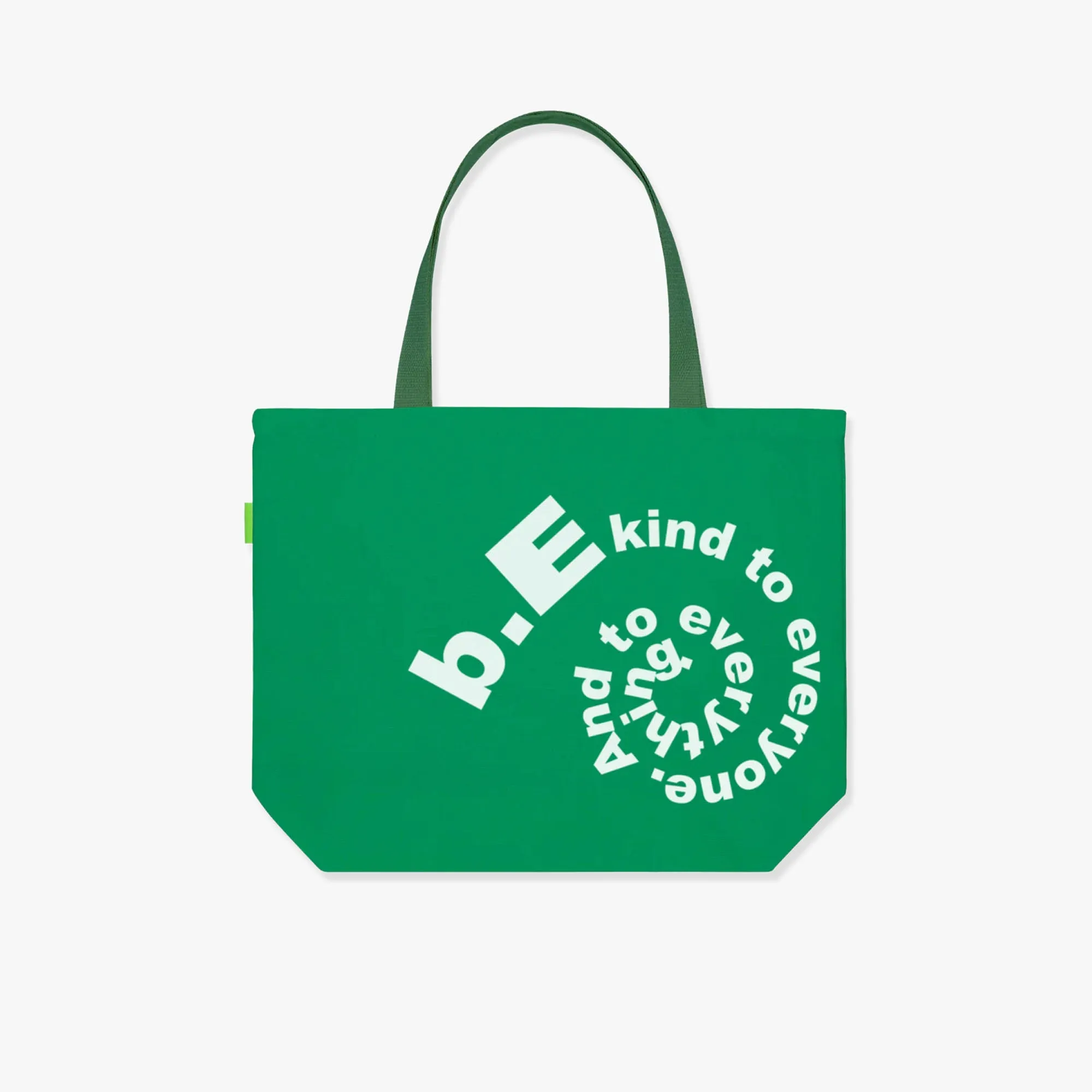 b.Eautiful b.E kind Tote Bag Green / White sold by Livestock product image thumbnail 2